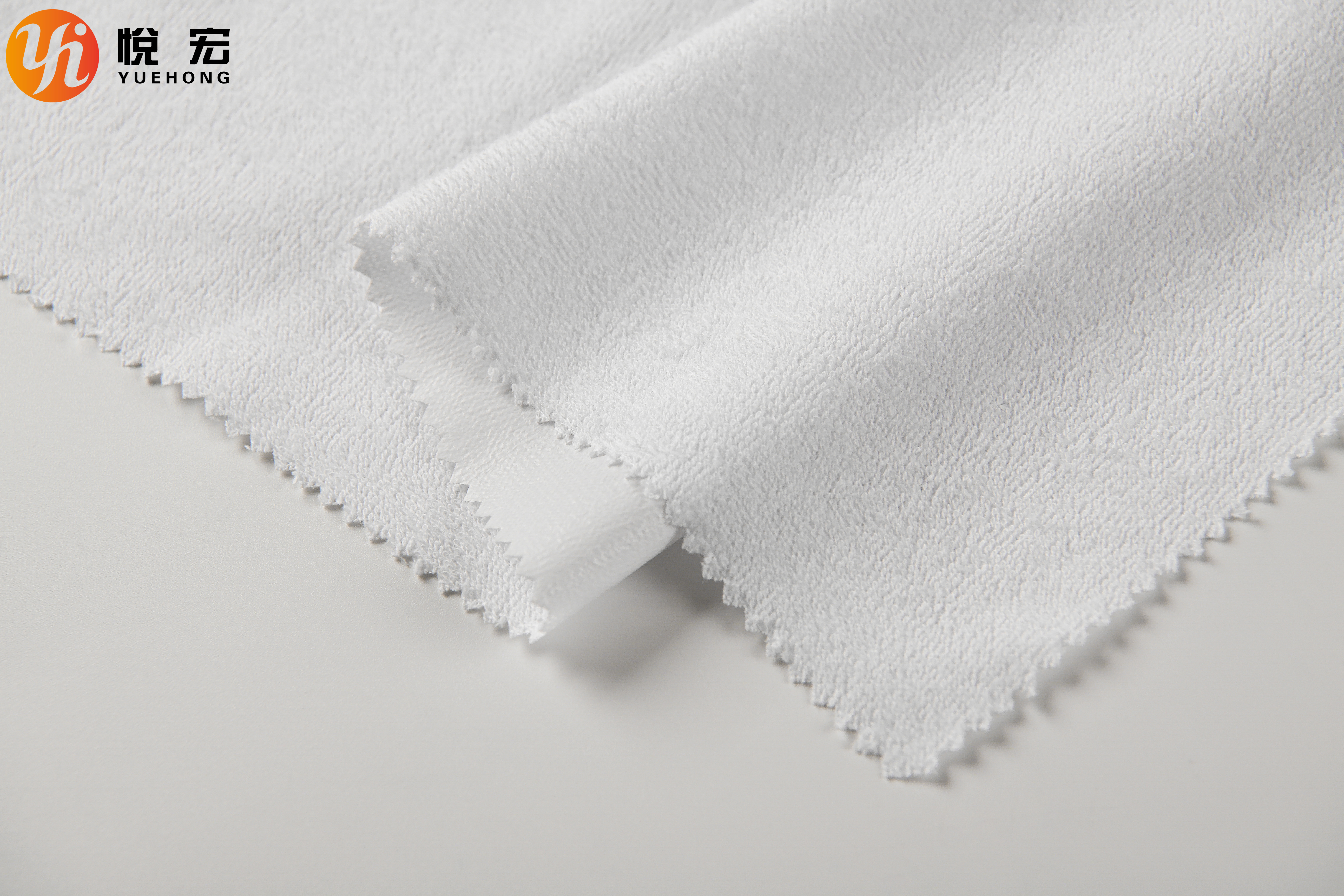 Antibacterial Spandex Material 75% Cotton 25% Polyester Terry Knit Fabric