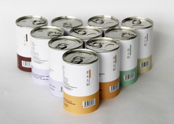 CMYK impermeável imprimiu o tubo de papel que empacota, caixa do tubo dos frutos secos