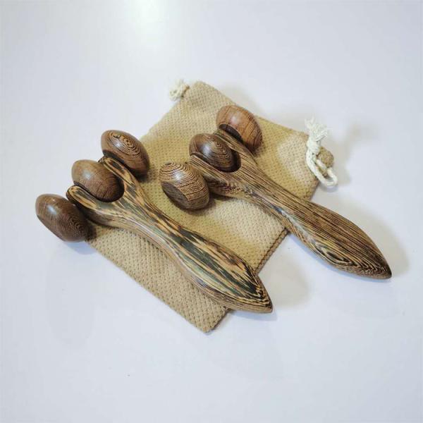 Wooden Spa Foot Massage Stick for Relieving Soreness Full-body Massage Area Tools Set