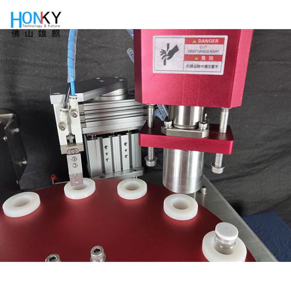 Desktop Semiautomatic Vial Filling Machine with Ceramic Piston Pump for 5ml Essential Oil Filling at 30 b/m Speed