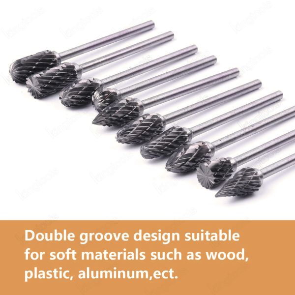 Sintered Tungsten Carbide Rotary Burr with 1/4