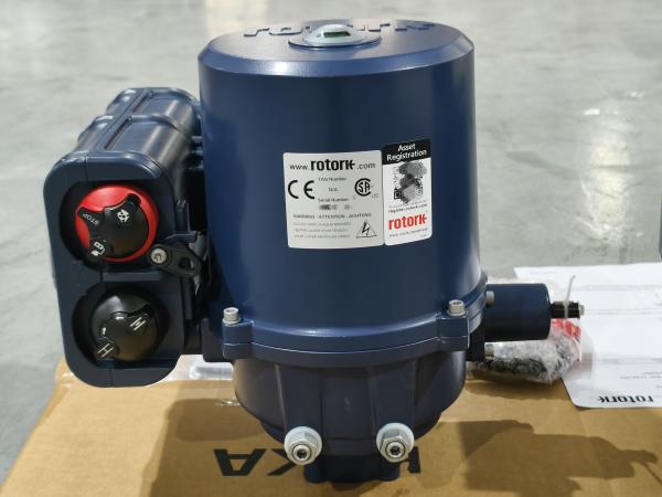ROTORK ROMpak Electric Actuators With Chinese Brand Control Valve Three-way Valve