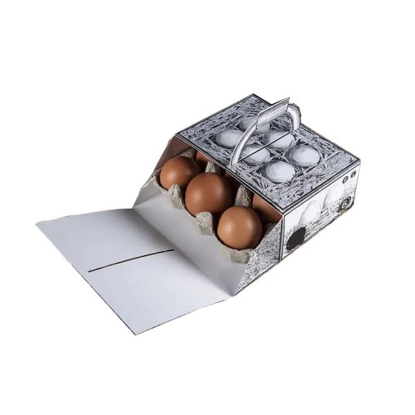 Contenedores de huevos reutilizables de Pascua Conjunto de cajas de desecho de huevos de gallina de pato