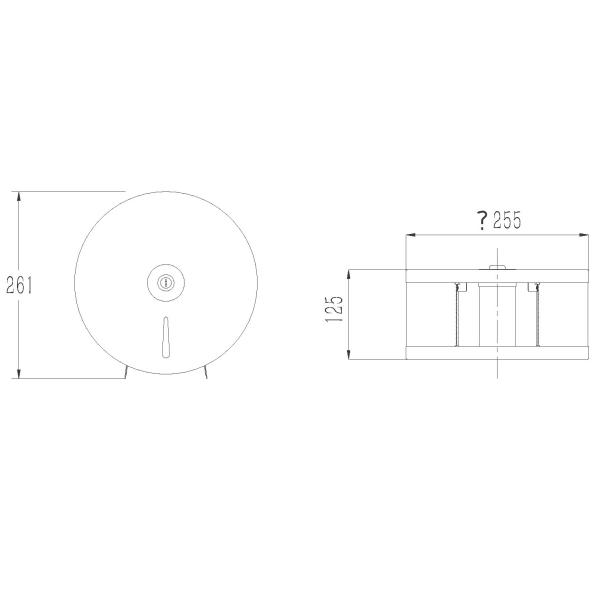 Project Customization 304 Stainless Steel Modern Satin Bathroom Accessories Wall Mount Toilet Tissue Box