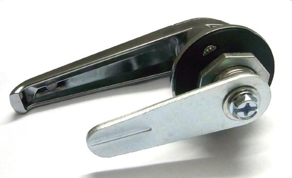 MS317 Zinc Alloy Handle Lock Electrical cabinet cam lock with dust shuter for cylinder