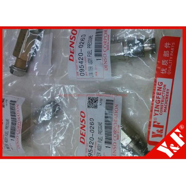 DENSO は掘削機およびブルドーザーのための 095420 - 0260 燃圧の振幅制限器を分けます