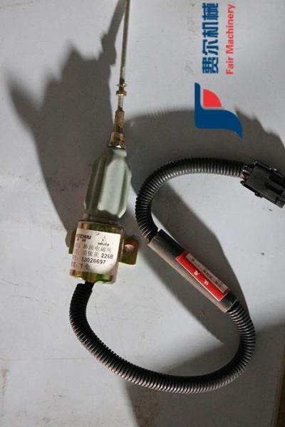 13026697 Weichai Engine Spare Parts SL30W  / LG936L / WP6G125E22 Shutoff Solenoid Valve