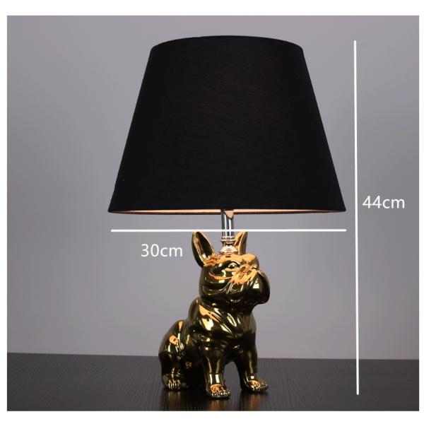 Modern Dog Table lamp Gold Ceramic Table Lamps For Living Room design table lamp(WH-MTB-137)