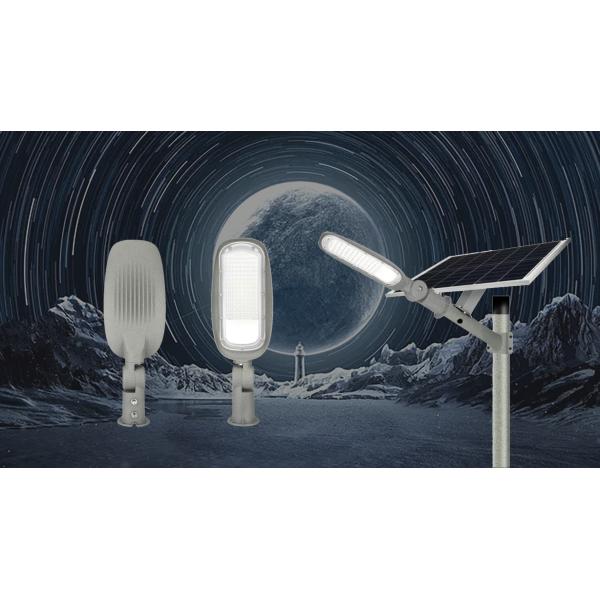 08IK Outdoor Solar Powered Light , 170Lm/W 600WH Solar Battery Outdoor Lights