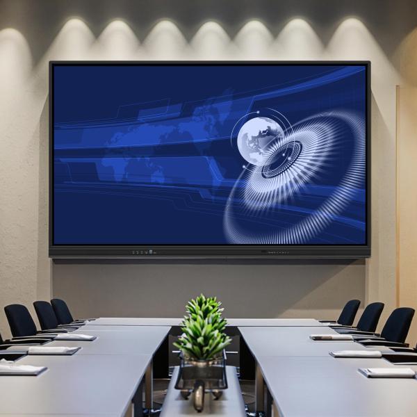 75 LED Interactive Whiteboard Infrared Touch Android Windows Dual System