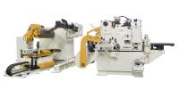 3 em 1 Straightener do alimentador da bobina da folha do Nc/Full Auto servo Decoiler de aço MAC4-1000H