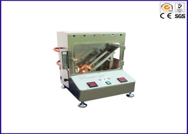 Equipamento de testes da inflamabilidade de SPI para o material 500 x 450 x 650mm do vinil
