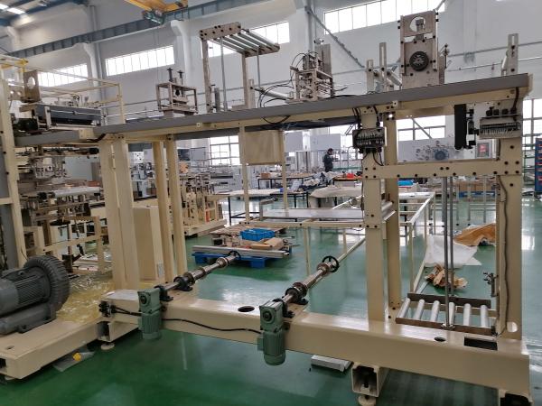 Baby Diaper Packaging Machine High Efficiency , Diaper Wrapping Packing Machine
