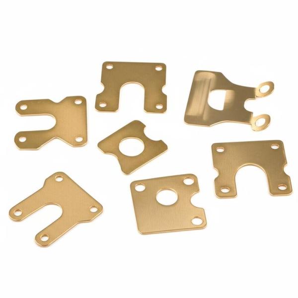 Piezas de estampado de latón personalizadas de 0,1 mm a 10 mm de espesor OEM para automoción