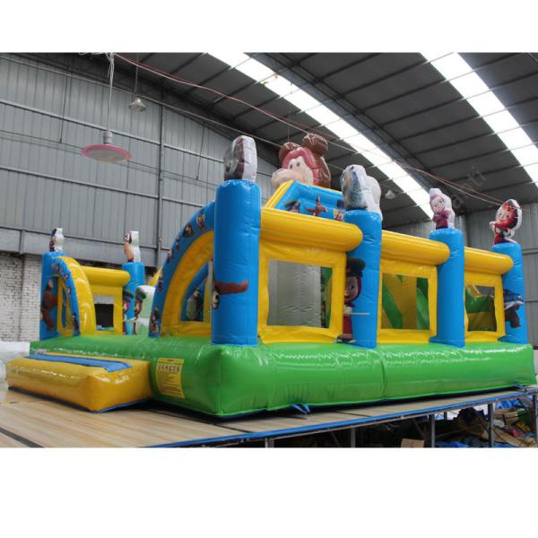 Outdoor Fun Unisex Commercial Pvc Inflatable Bounce House Jumper with Slide Combo