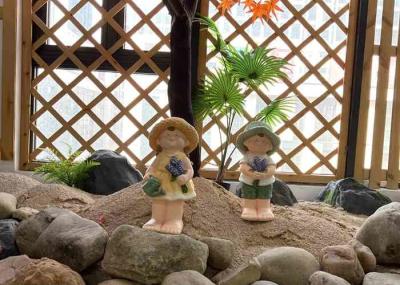 A mobília multicolorido da estátua do jardim do óxido de magnésio Handcraft estar infantil
