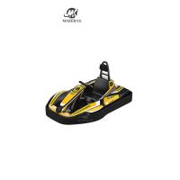 40Km/h Moteur sans balai batterie Jeu de voiture électrique Go Karts Jaune Noir Arcade Machine de conduite