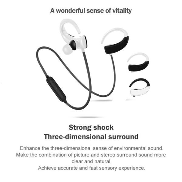 Business Vehicle 70mAH Sports Bluetooth Earphones Rotatable Earhook
