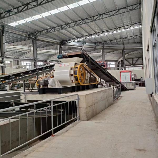 25 M3/hr Capacity Roller Crusher Brick Plant Machine For Raw Materials Coarse And Fine Crushing