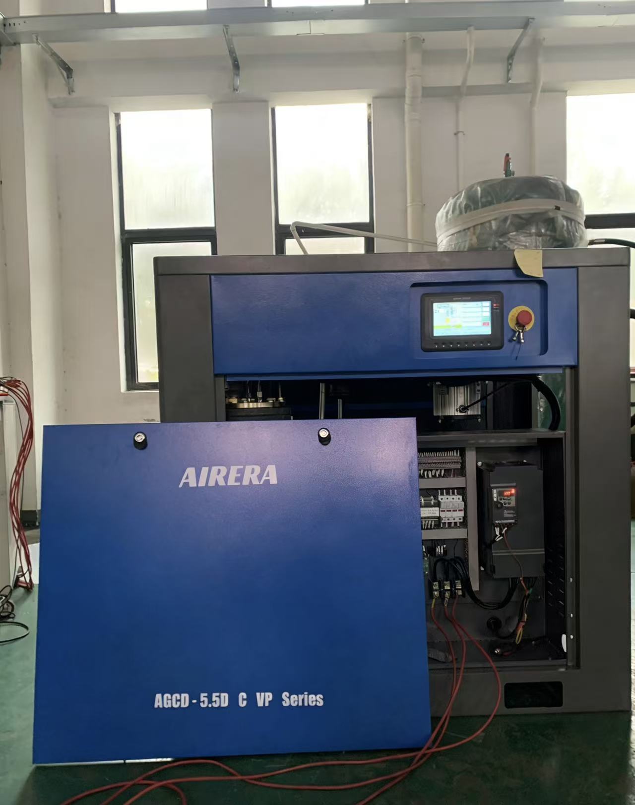 5.5KW VSD air-cooling oil inject screw compressor