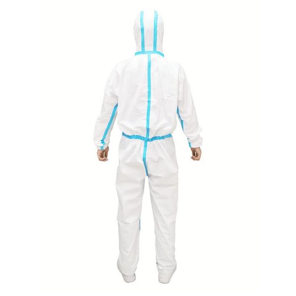 Microporous 50gsm 170cm Disposable Medical Protective Clothing