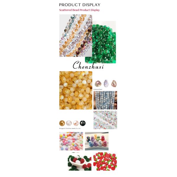 10mm White Irregular Lampwork Glass Beads for Diy Jewelry Making Loose Beads Wholesale