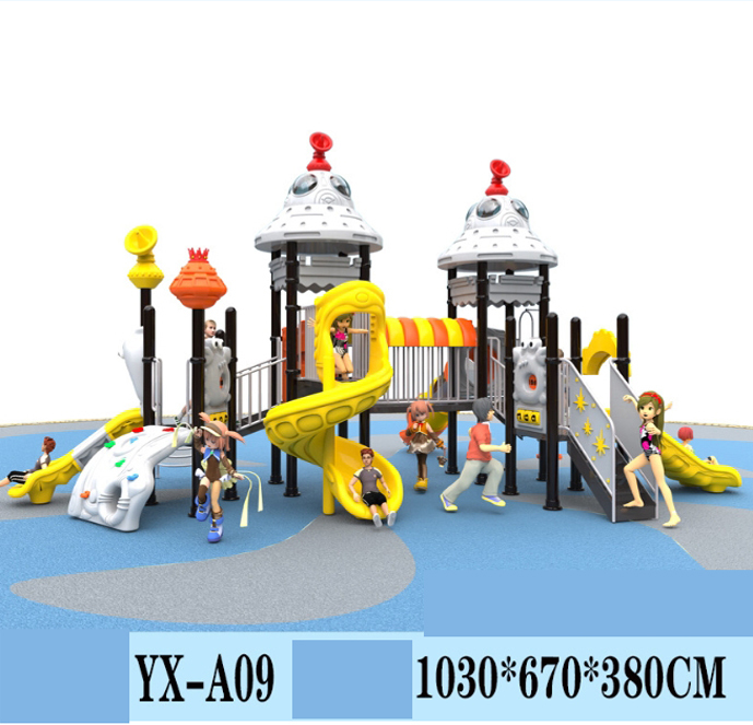 High-quality LLDPE plastic galvanized steel outdoor  children's playground equipment kindergarten at a competitive cost 
