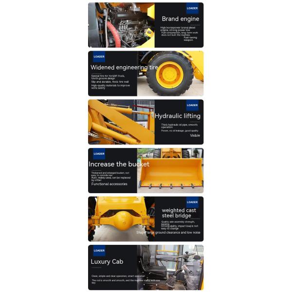 Loader New Large Construction Machine Wheel Loader in Good Condition for Sale