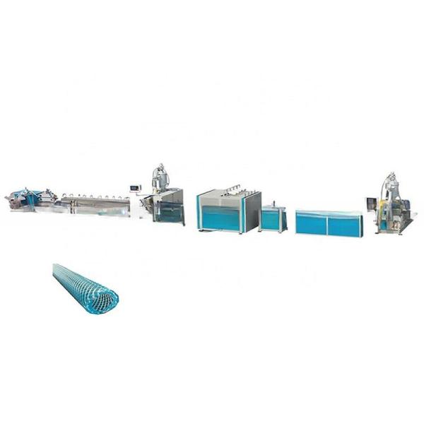 Popular PVC Fibre Reinforced Pipe Making Machine with Twin-Screw Extrusion Molding