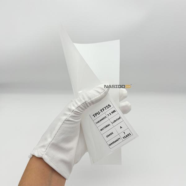 Película de protección de pintura PPF resistente a los rayos UV TPU-TF75S Transparencia de lubricante 7,5 milímetros