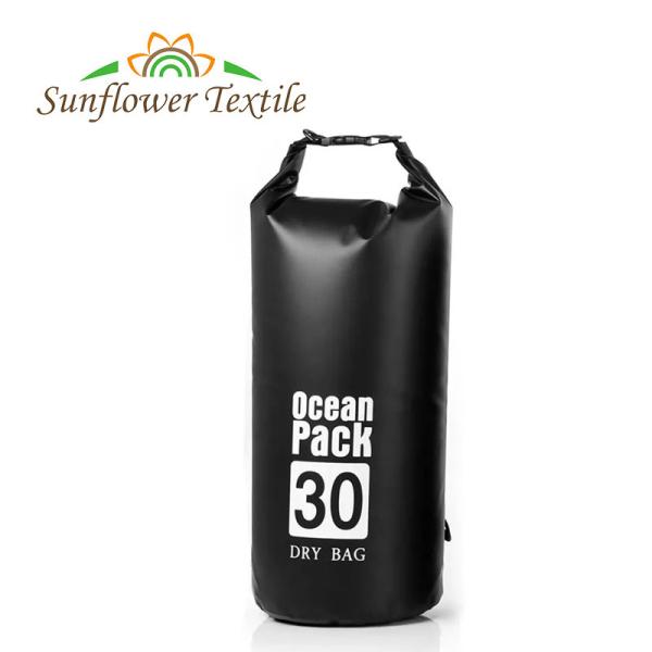 Trouxa impermeável/10L/20L/30L de pouco peso azul preta da trouxa do saco seco 5L