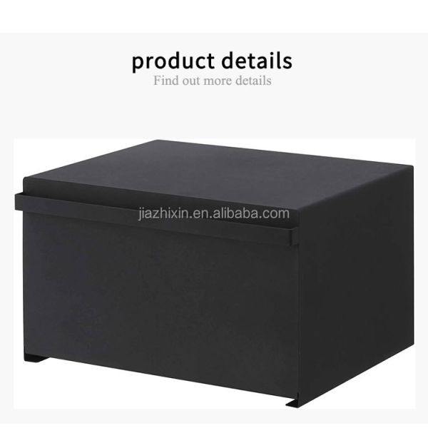 Cabinet Living Room Magnetic Door Steel Stacking Bread Boxs Coffee Machine Organize Rack Kitchen Countertop Spice Storage Shelf