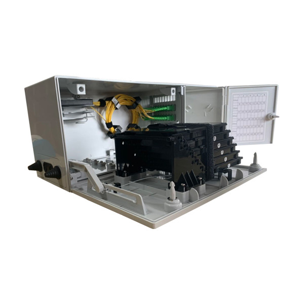 China Outdoor 48 Cores Fiber Optic Distribution  Box Manufacturers IP55 PC+ ABS