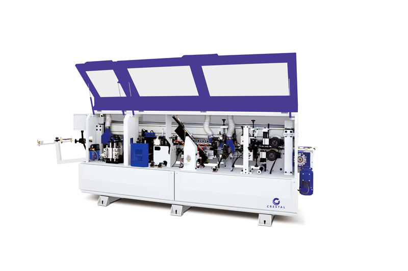 6KW Power 12m/min Feed Speed Compact Dimensions Straight Edge Bander Panel Edge
