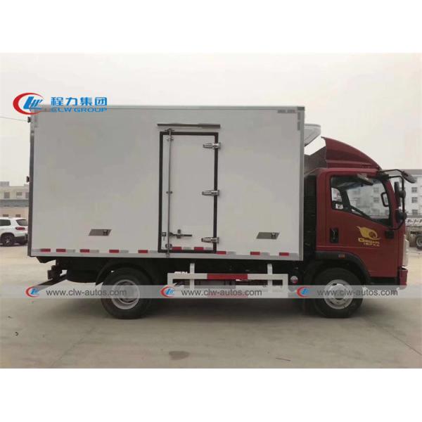 Тележка холодной комнаты Sinotruk 4000kg для доставки свежих фруктов