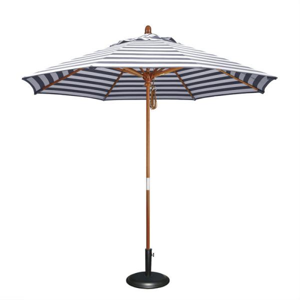 Outdoor Coffee Shop Umbrella Custom Wooden Umbrella for Home Camping and Modern Party