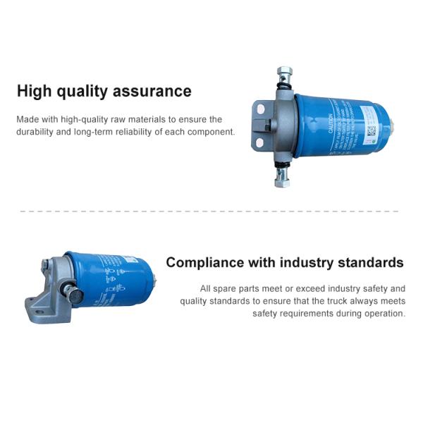 Filtro de combustible WG9412551201/2 para Sinotruk HOWO