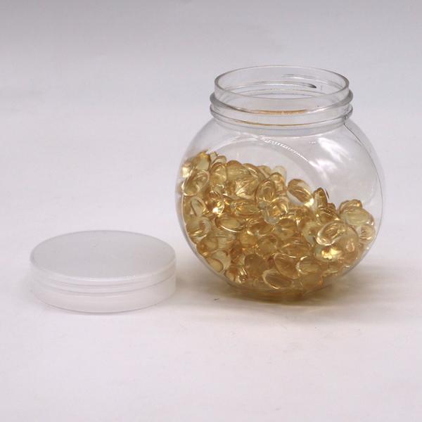 Logo personnalisé Logo 200 ml PET capsules Cannes alimentaires pour les noix et les bonbons Jar