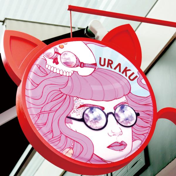 Outdoor Advertising Hanging Lightbox Sign Acrylic Fabric Round LED Luminous