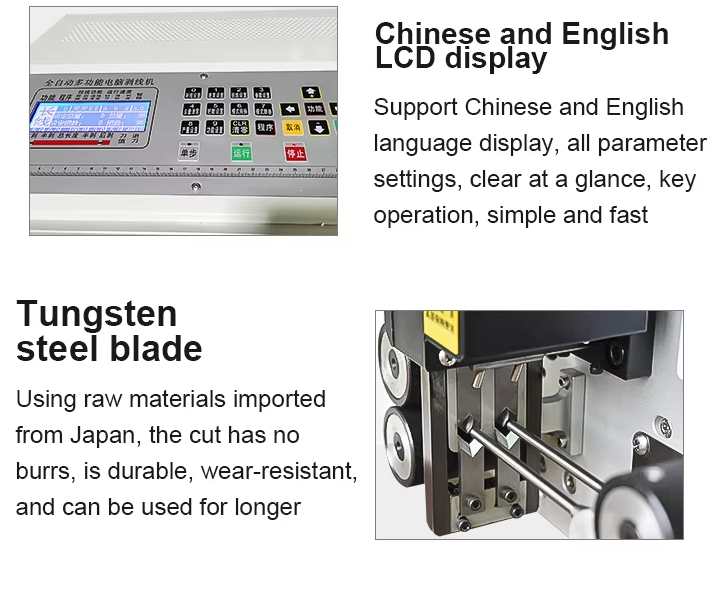 Factory Price Automatic High Speed Electronic Cable Cutting Stripping Machinery with High Output