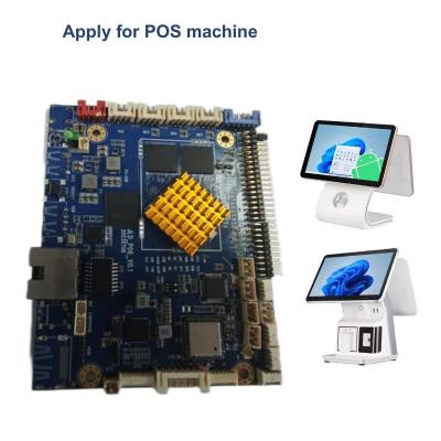 Cash Register Android Control Board Dual 8 Bit LVDS Support 16GB-128GB EMMC Storage POS System