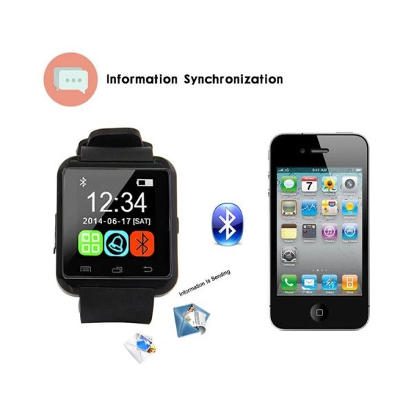 Eraysun U8 Portable Smartwatch 3.0 IPS Display IP67 Waterproof 1.48