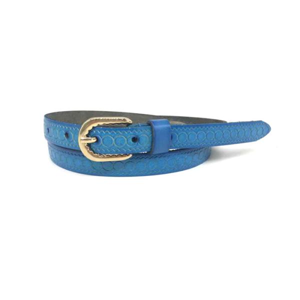 Custom Buckle 1.8cm Cow Leather Belt For Women