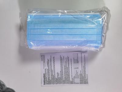 Type IIR Latex Free Ear Loop Style Disposable Face Mask