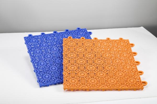 Portable Interlocking Sports Flooring , Fitness Floor Mats Interlocking