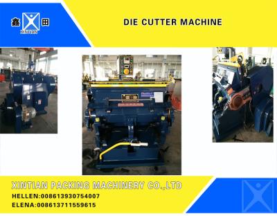 Smooth Creasing Cutting Machine , Hot Stamp Die Cutter Machine 930x670mm