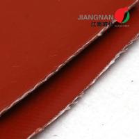Tissu en fibre de verre de silicone résistant à la température, revêtu de caoutchouc de silicone à une ou deux faces
