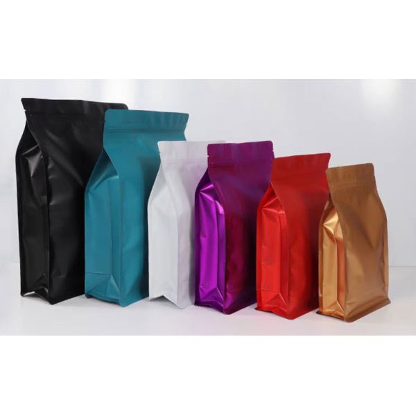 Resealable Plastic Eight-Side Aluminum Foil Ziplock Bag Food Packaging