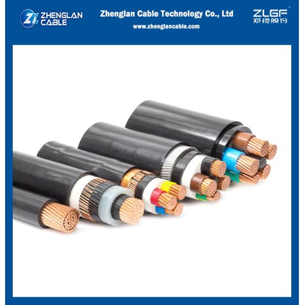 Medium Voltage XLPE Insulated Power Cable N2XSY/NA2XSY Copper Wire / Tape Screened PVC Outer Sheath DIN VDE 0276-620