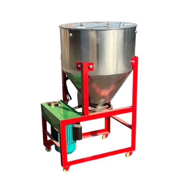 Vertical Grain Feed Mixer Durable Blending Machine For Livestock Feed Preparation